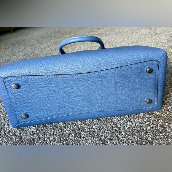 Coach Lillie Carryall Satchel Blue - Picture 3 of 6